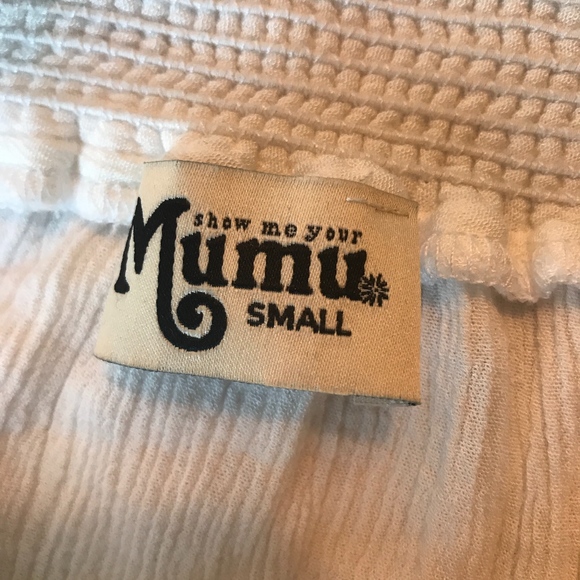 NWOT SHOW ME YOUR MUMU - Nica Ruffle Chiffon Top - Picture 3 of 5